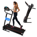 Electric Folding Treadmill, Compact Design, Bluetooth, 12 Modes