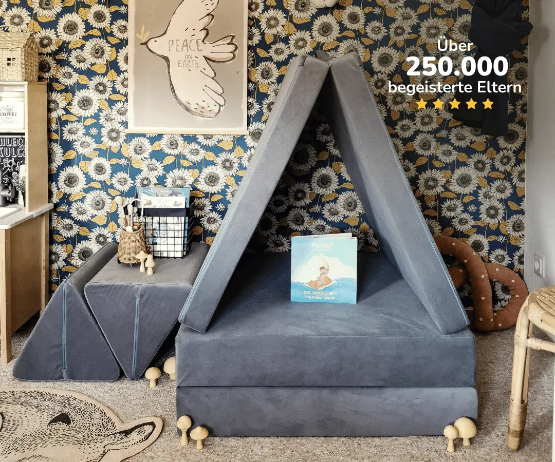 Das gemütliche und kreative Spielsofa für deine Kinder.