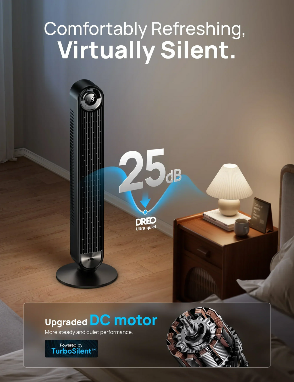 TurboPoly™ Table Fan 511S & Tower Fan 519