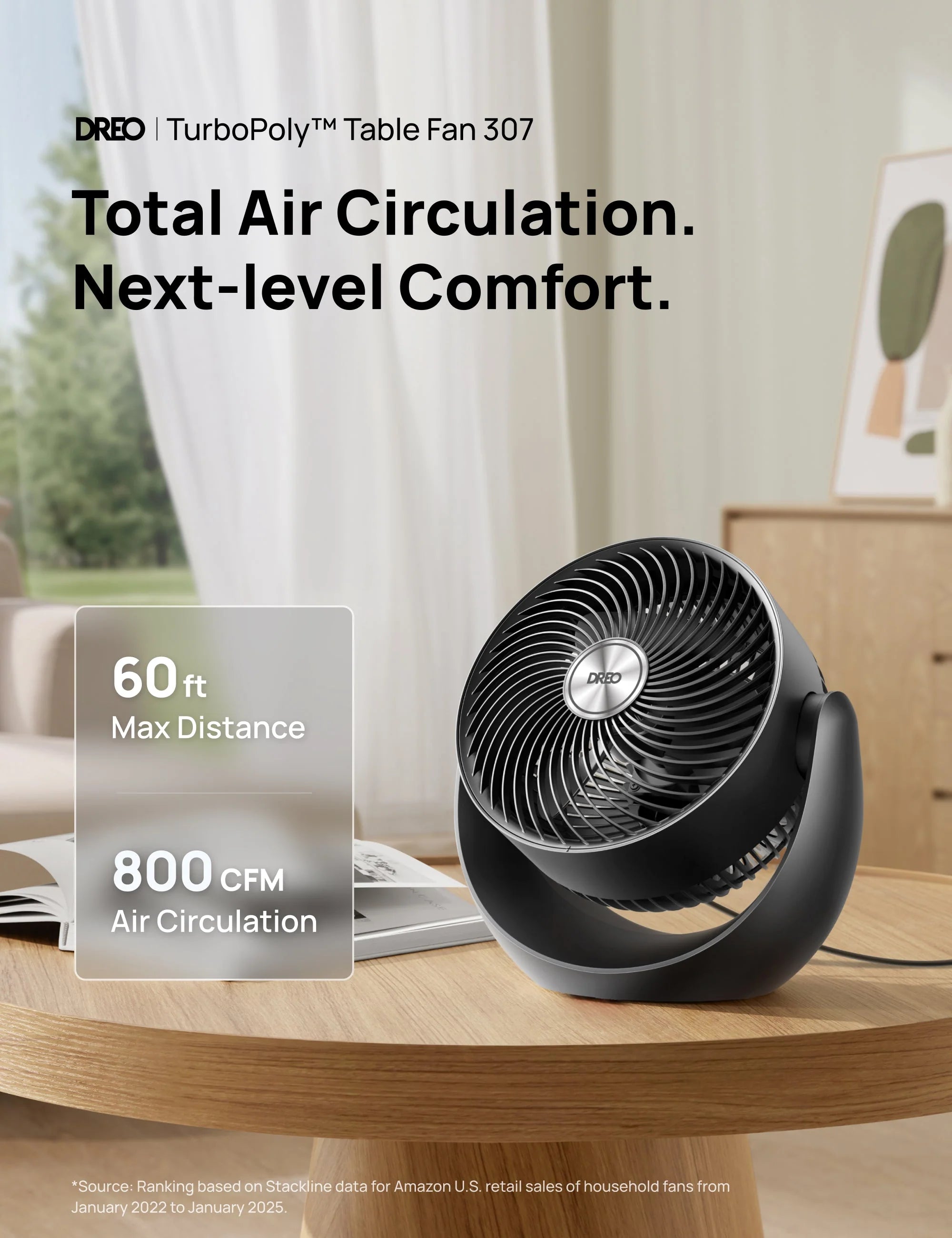 TurboPoly™ Table Fan 307