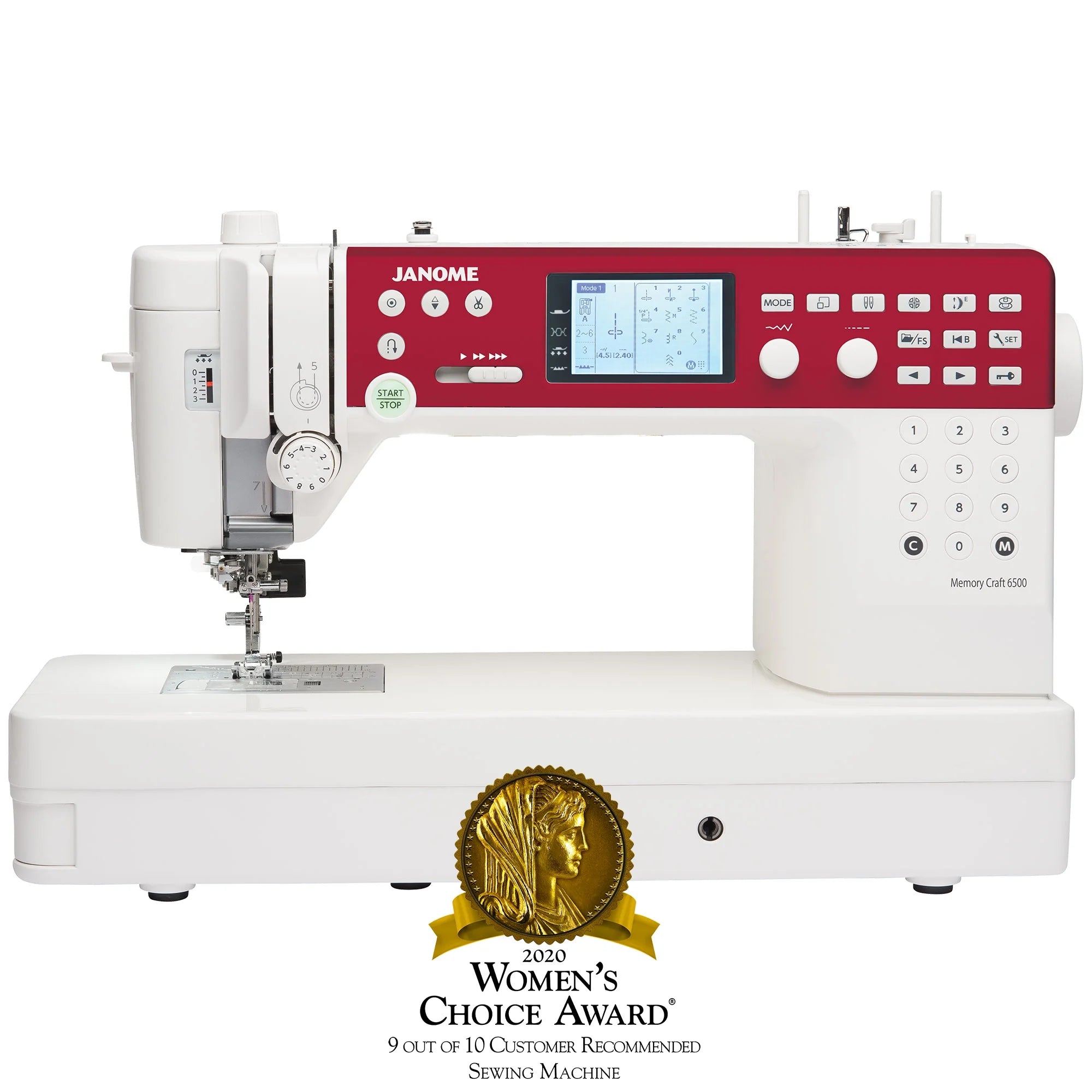 Janome Memory Craft 6650 Sewing Machine with Bonus Quilting Bundle