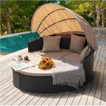 Lounge Muschel Sonneninsel Outdoor wetterfest