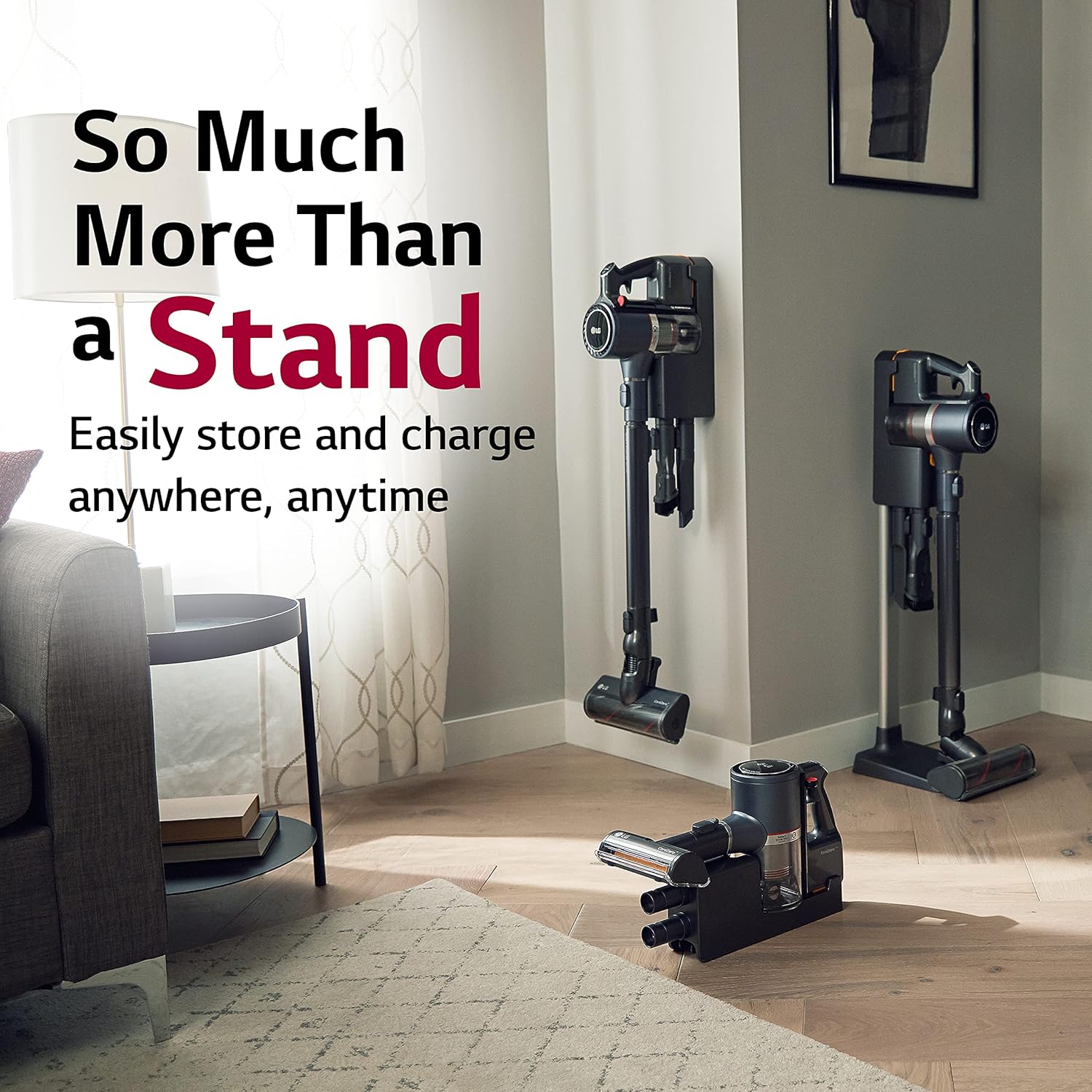 LG CordZero Cordless Stick Vacuum Cleaner, 2 Batteries [10 Year Motor Warranty] Powerful Cleaning for Carpet, Floor, Hardwood, Pet Hair, Furniture, Dust, Lightweight, High-Capacity Dust Bin, A927