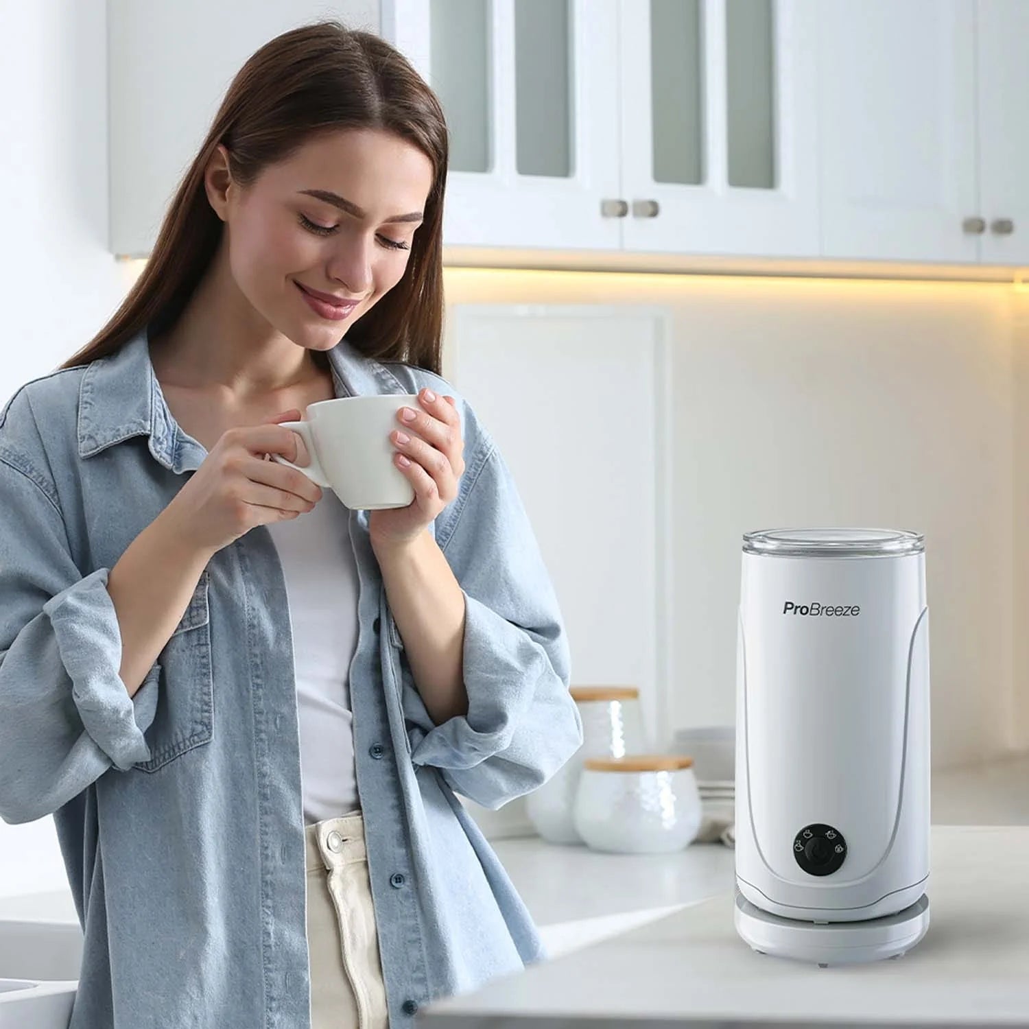 Milk Frother - White