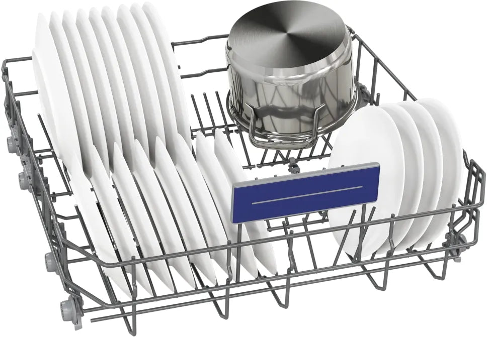 Siemens SN23EI03ME iQ300 Freestanding Dishwasher, 60 cm, Brushed Stainless Steel with Anti-Fingerprint Finish