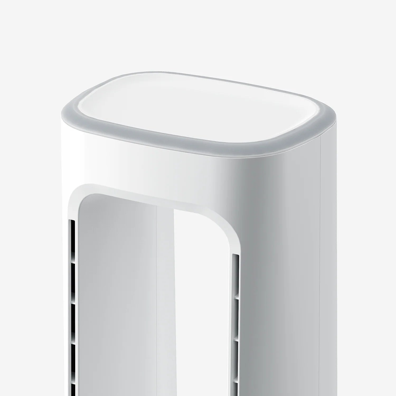 OmniAir 41" Premium Bladeless Tower Fan and Air Purifier with Smart App Control - White
