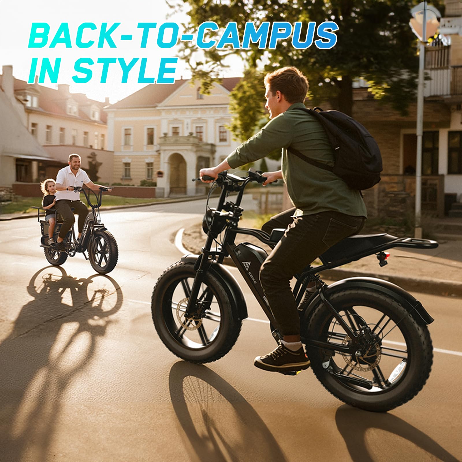 TST Electric Bike for Adults, 1500W Peak Brushless Motor 28 MPH 60 Miles/110 Miles Fat Tire E Bike with 48V 15Ah/ 25Ah Removable Battery 20" Electric Dirt Bike Hydraulic Suspension and 7-Speed