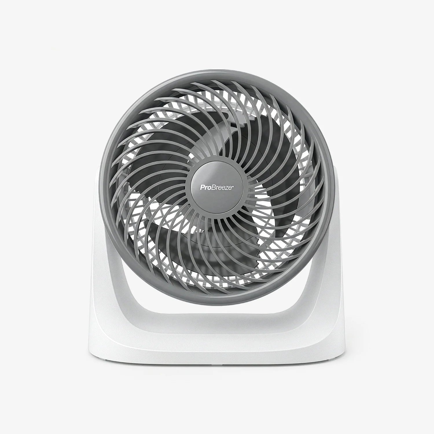 AirFlo™ Mini 11" Turbo Fan - Ultra-Quiet Air Circulator - White/Grey