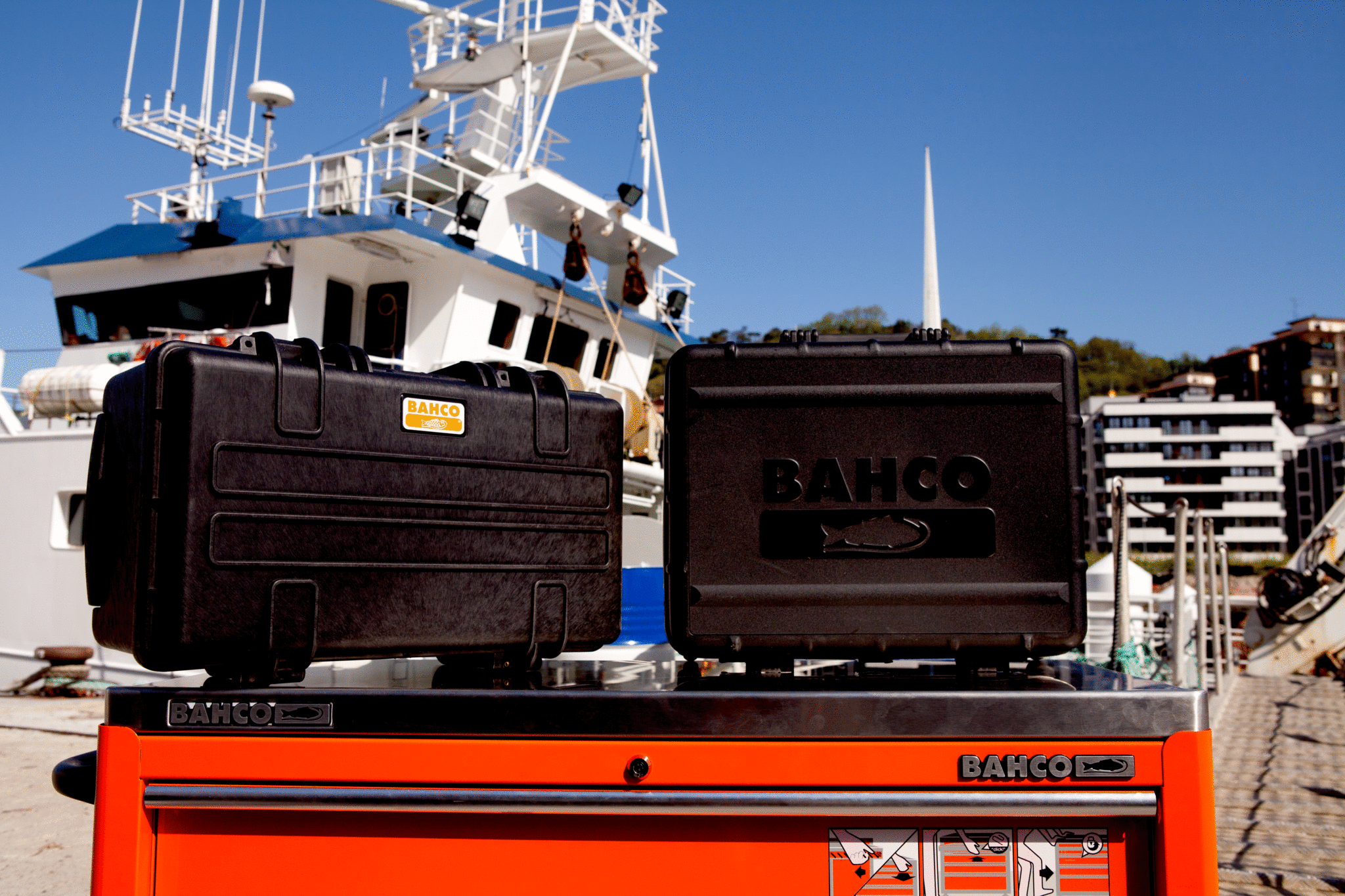 Bahco 680 Piece Professional Mechanical Tool Set with 12 Drawer Heavy-Duty Wheeled Tool Chest