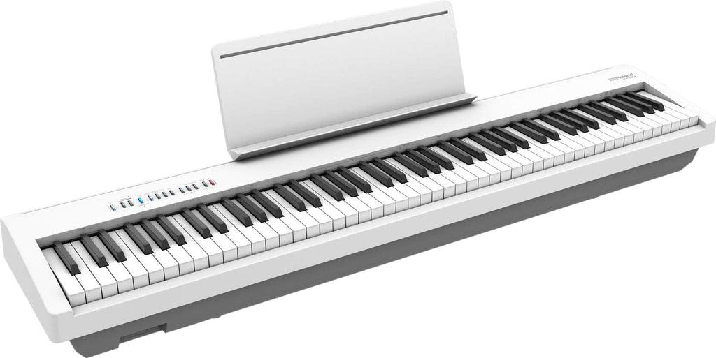 Roland FP-10 Digital Piano - Black Bundle with KSC-FP10 Stand, Bench, Sustain Pedal, Instructional Book, Online Lessons, Instructional DVD, and Austin Bazaar Polishing Cloth