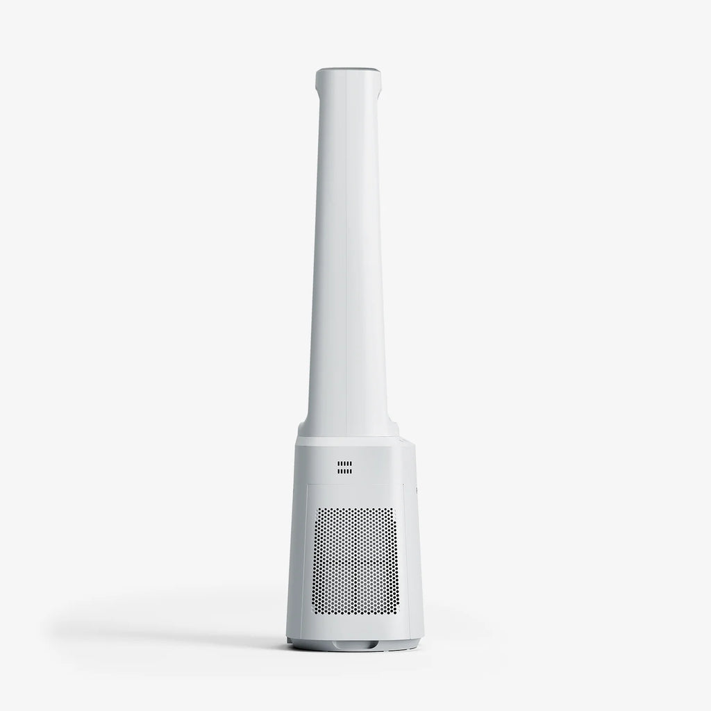 OmniAir 41" Premium Bladeless Tower Fan and Air Purifier - White