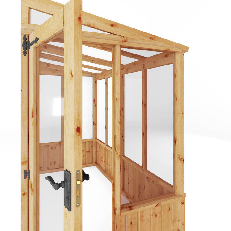 Mercia 8 x 4ft Premium Lean Too Greenhouse