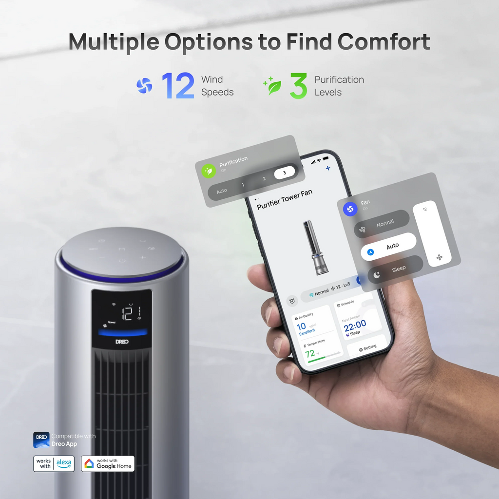 Air Purifier Tower Fan 710S