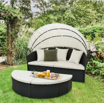 Lounge Muschel Sonneninsel Outdoor wetterfest