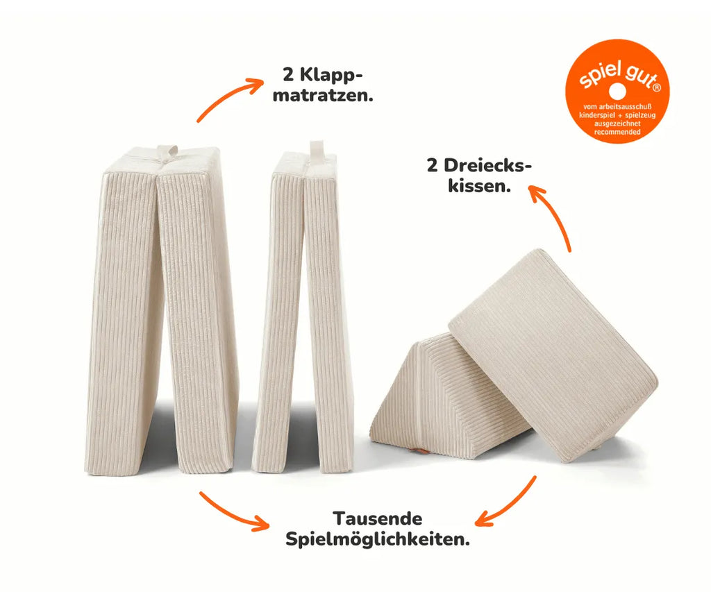 Das gemütliche und kreative Spielsofa für deine Kinder.