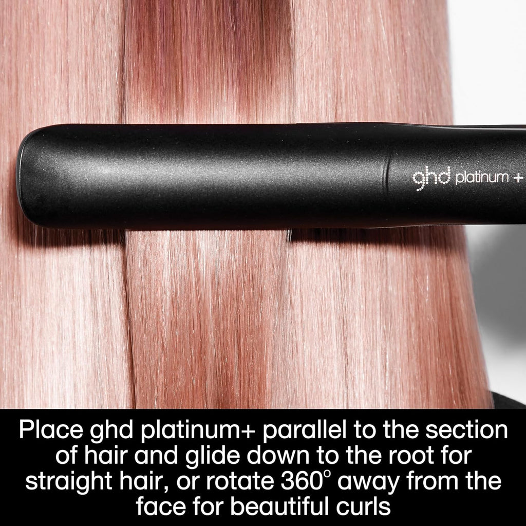 ghd Platinum+ Smart Hair Straightener – Pro Styler for Sleek, Shiny, Color-Protected Hair