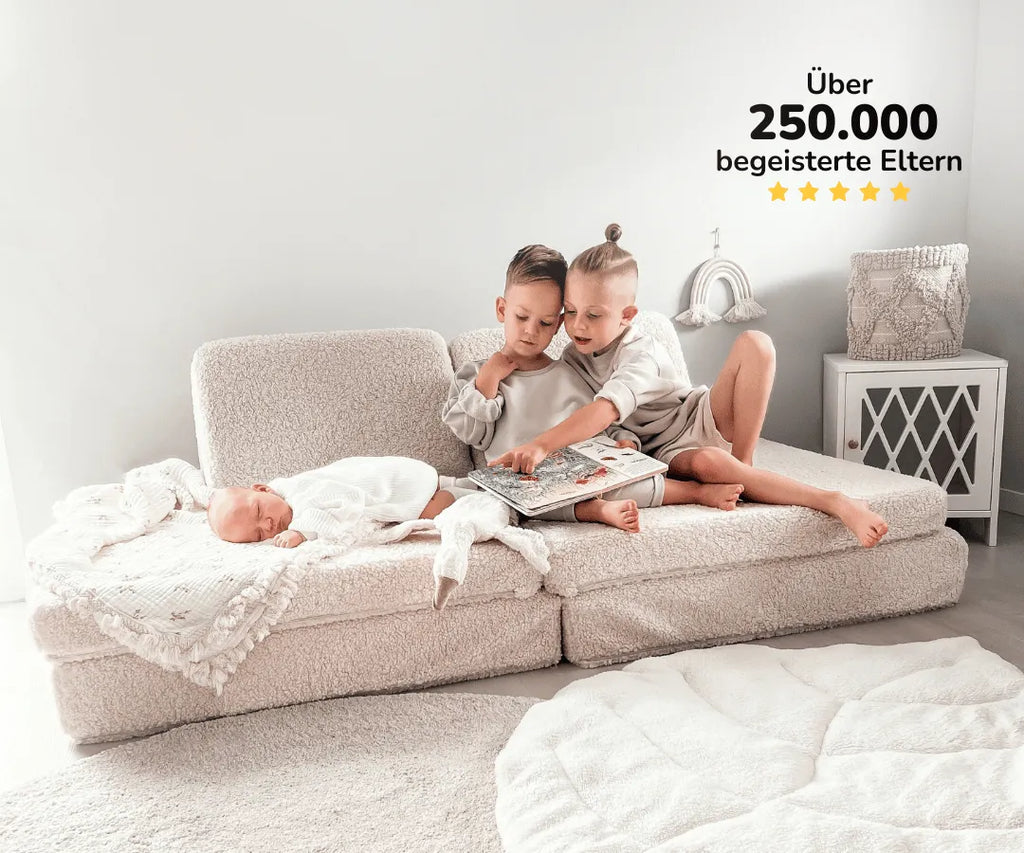 Das gemütliche und kreative Spielsofa für deine Kinder.