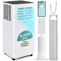 Portable Air Conditioner 8,000 BTU WiFi Dehumidifier, Remote, White