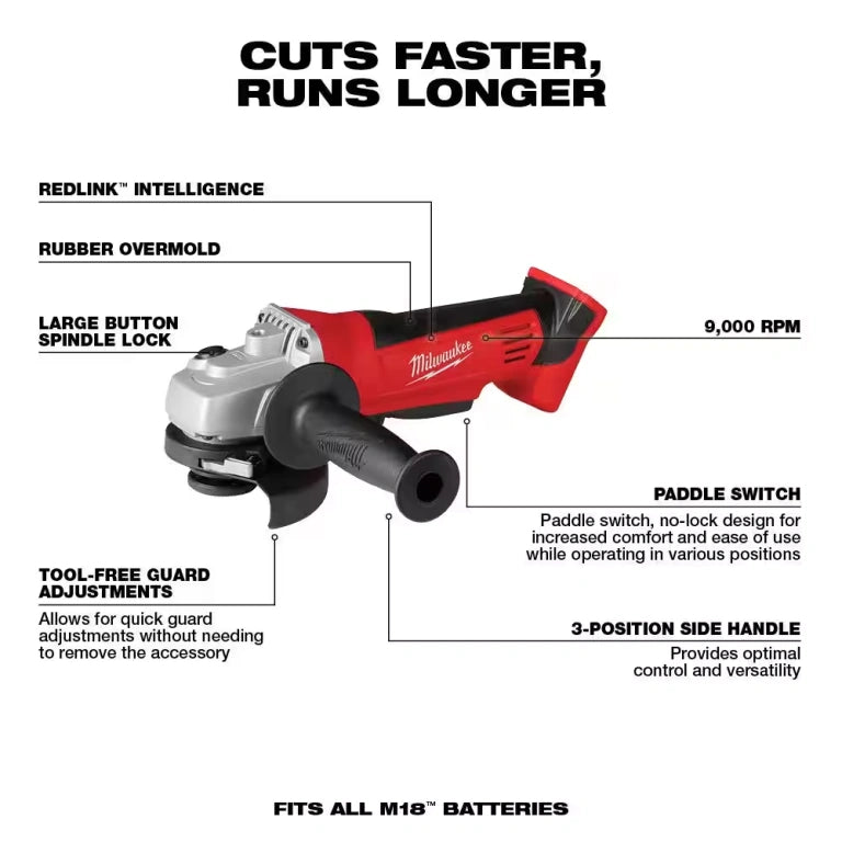 Milwaukee M18 18V Cordless Power Tool Combo Kit – Brushless Set with RedLithium Batteries & Charger (7–25 Piece Options)
