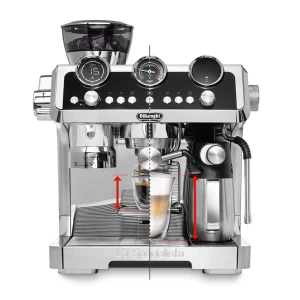DeLonghi La Specialista Maestro Hot & Cold Brew Bean to Cup Coffee Machine - Silver
