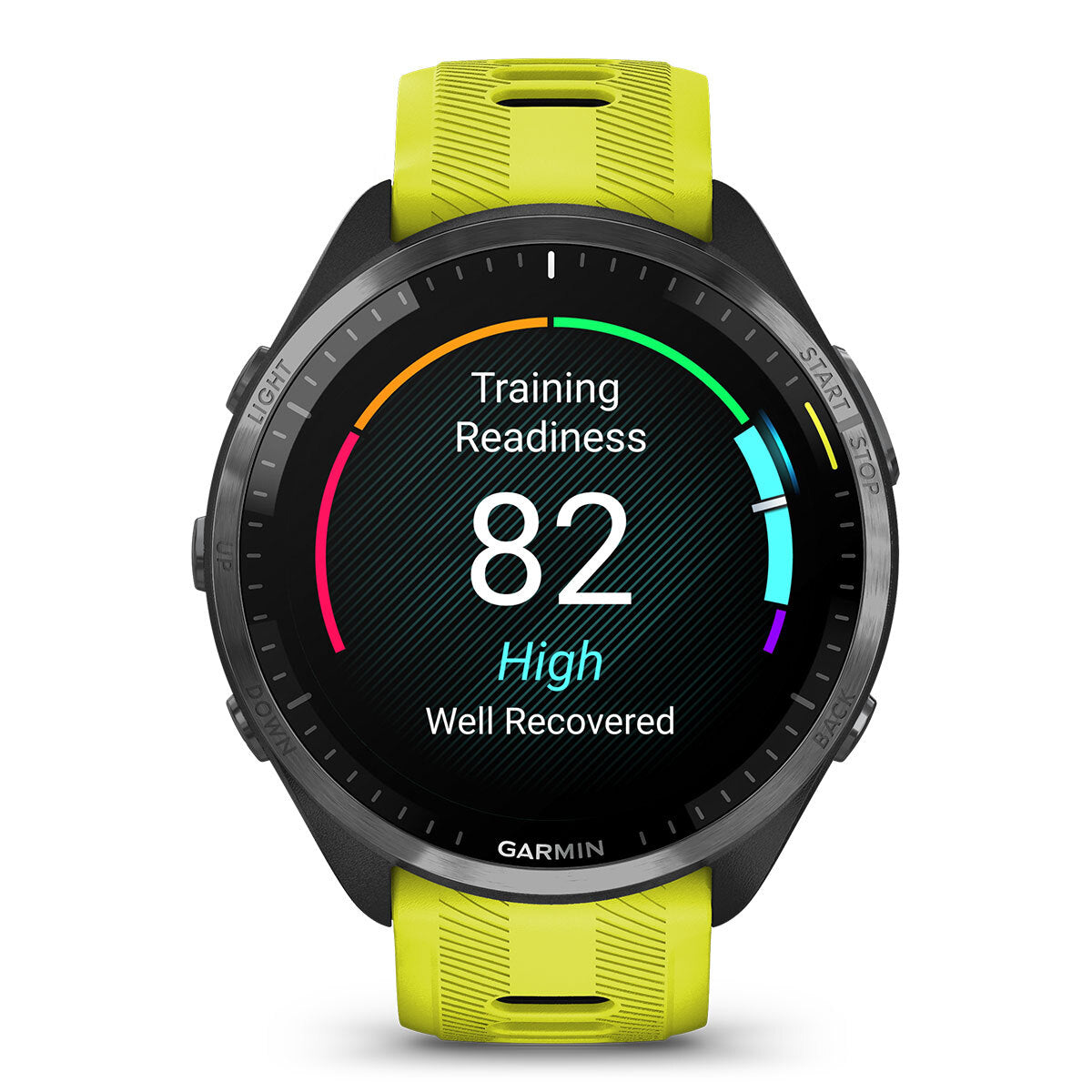 Garmin Forerunner® 965 Running Smartwatch, Colorful AMOLED Display, Training Metrics and Recovery Insights, Black and Powder Gray, 010-02809-00