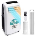 Portable Air Conditioner 12,000 BTU Efficient Cooling/Heating, White