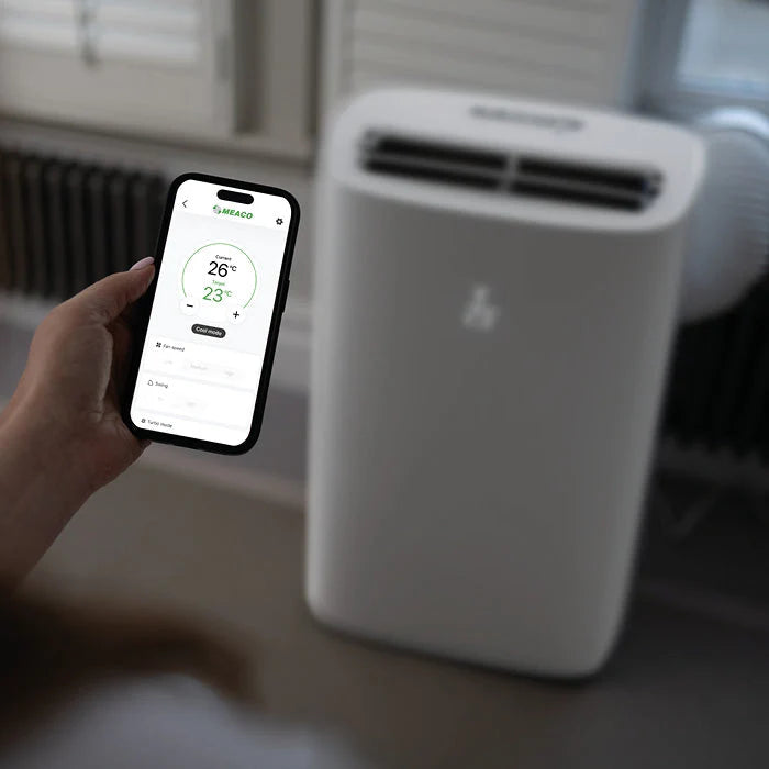 Meaco Cirro+® 16000 BTU Super Quiet Inverter Smart Portable Air Conditioner & Heater