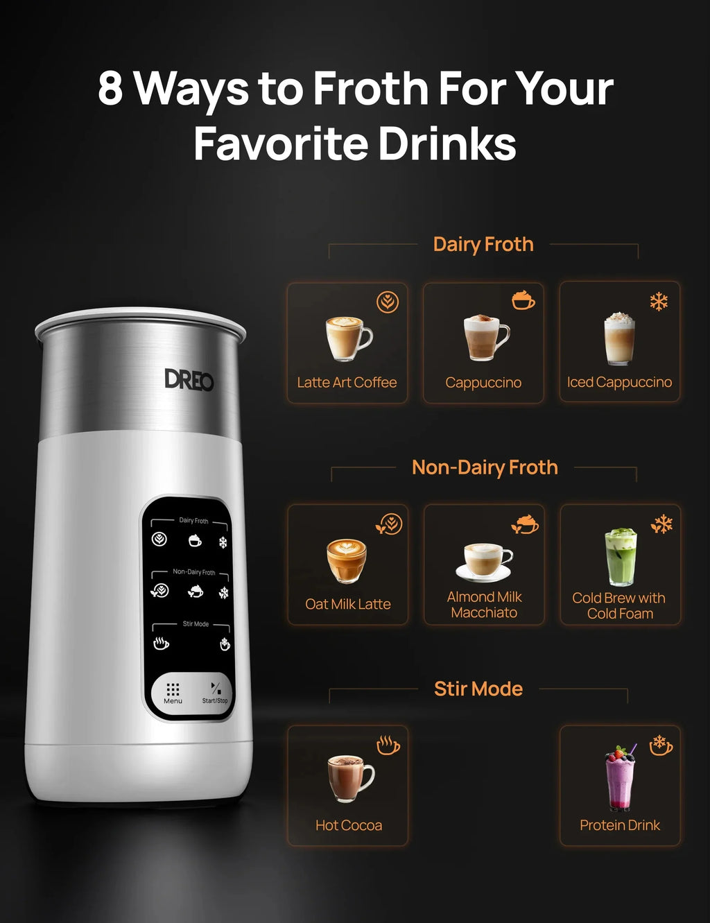 BaristaMaker Milk Frother Air