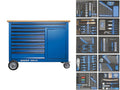 GEDORE 1504XL Rolling Bench with 308 Pieces Tool Set