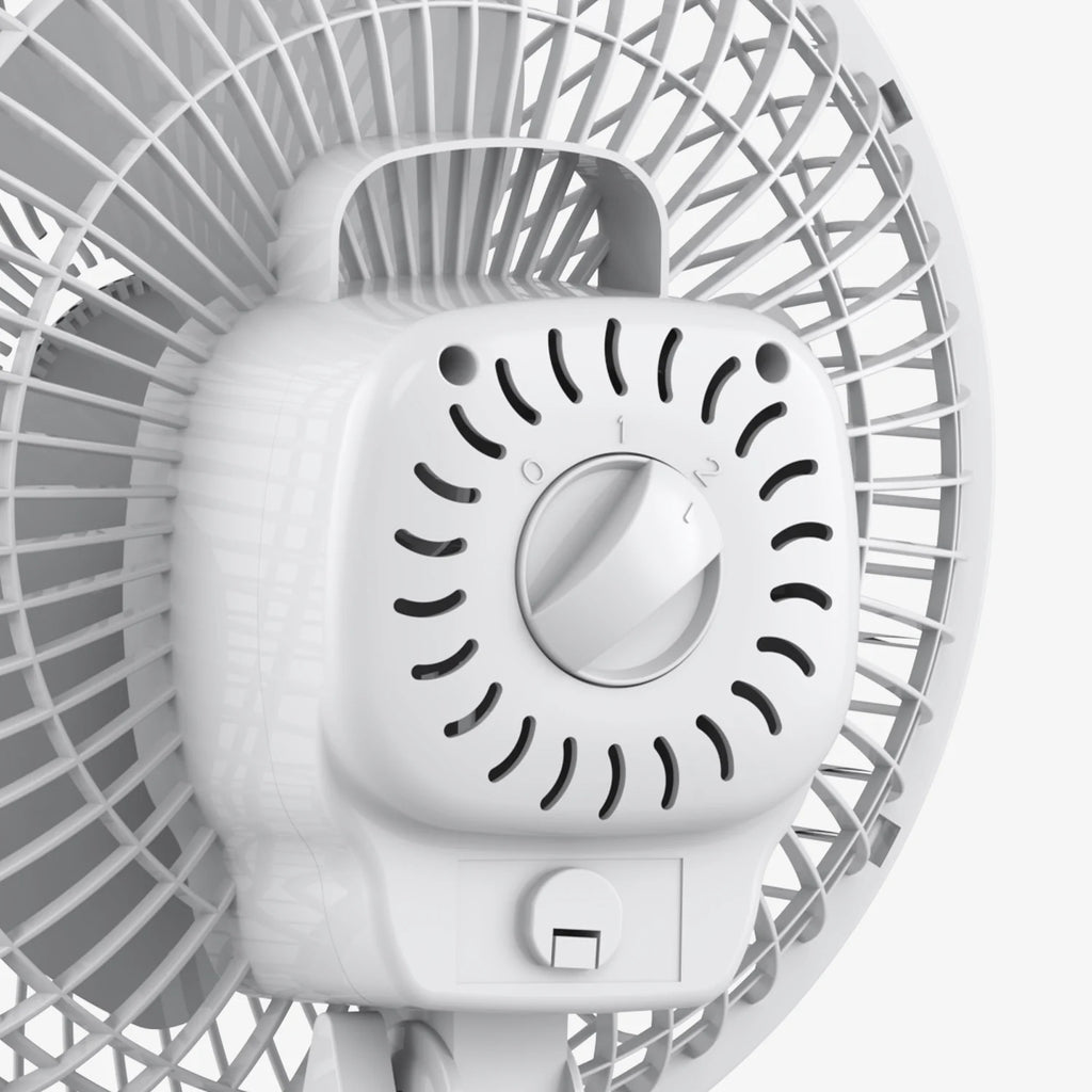 6" Mini Clip Fan - Ultra Quiet & High Power - White