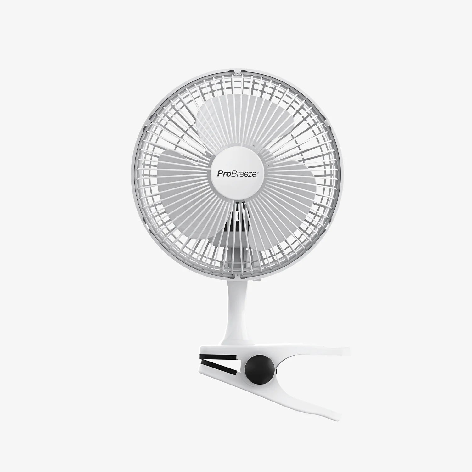 6" Mini Clip Fan - Ultra Quiet & High Power - White