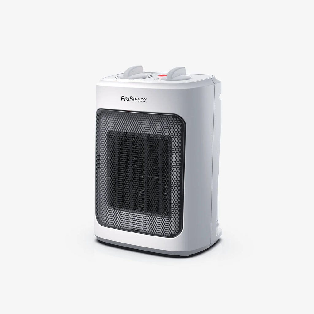 2000W Mini Ceramic Fan Heater - White