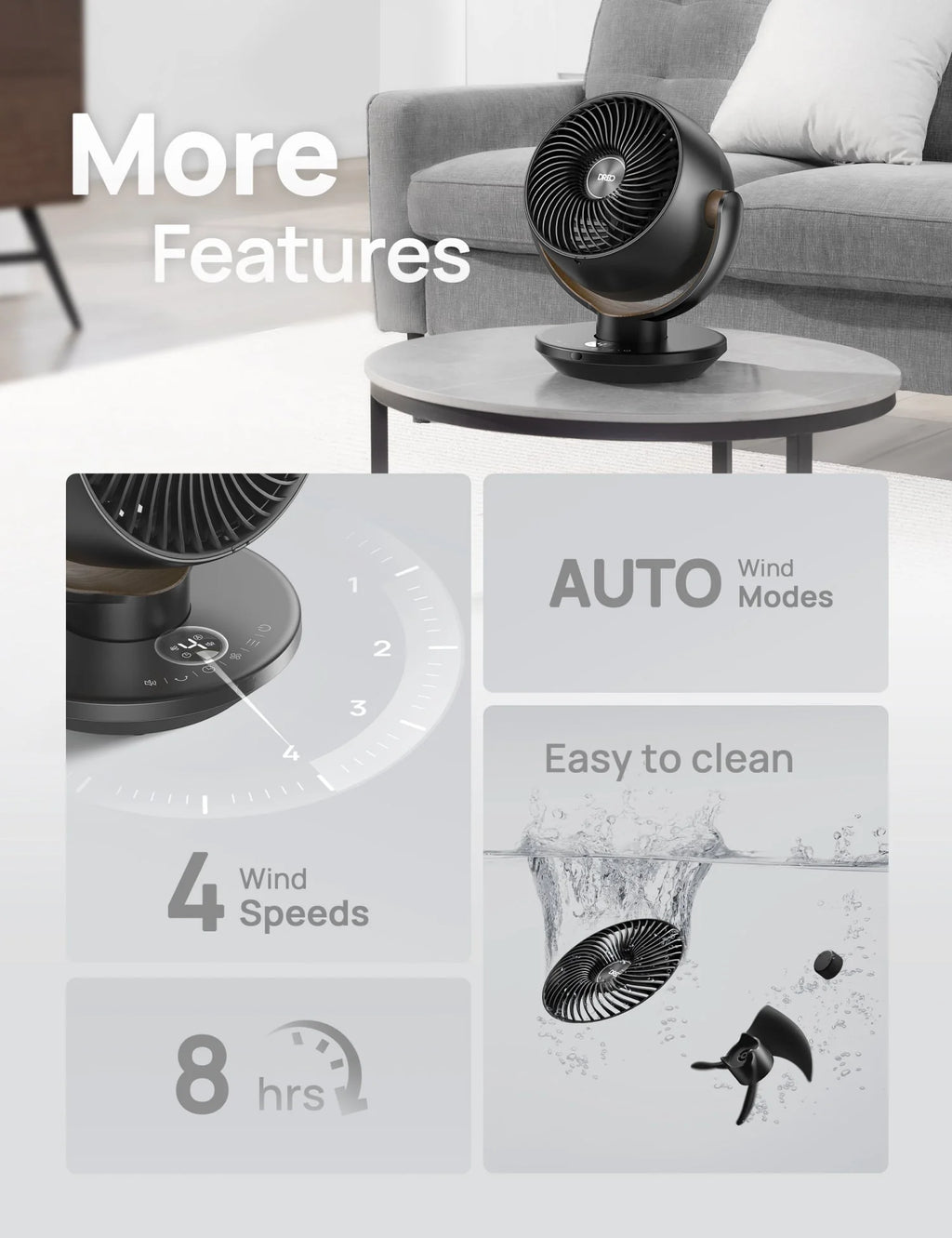 TurboPoly™ Table Fan 315