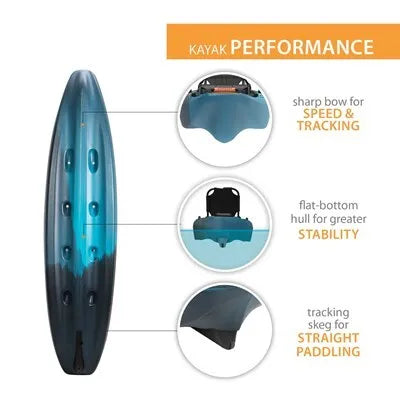 Lifetime Yukon Angler 116 Fishing Kayak (Paddle Included)