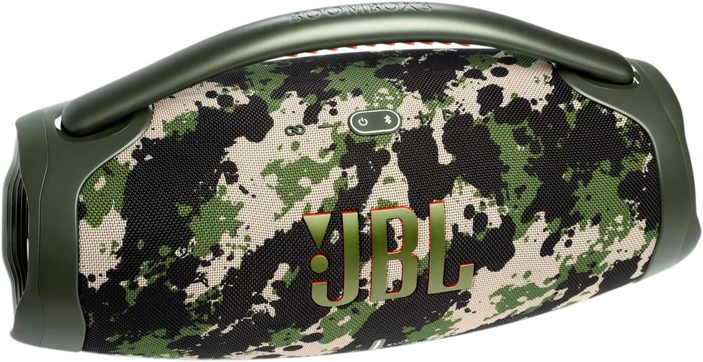 JBL Boombox 3 Black Portable Bluetooth Speaker with Massive Sound, Deepest Bass, IPX7 Waterproof, 24H Playtime, PartyBoost