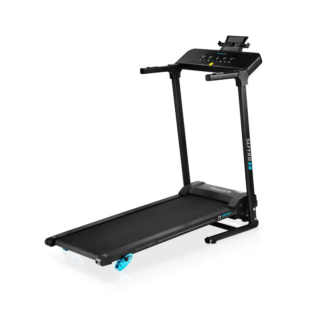 Folding Treadmill Electric Motorized Running Machine - 12 Pre-Set Program, 5 White Led Display & Mobile Phone/Tablet, Water Bottle Holder For Indoor Exercise