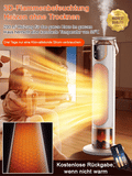 3 Tage nur 1 kWh: Heizer mit Echtholz-Optik, Luftbefeuchter & Display