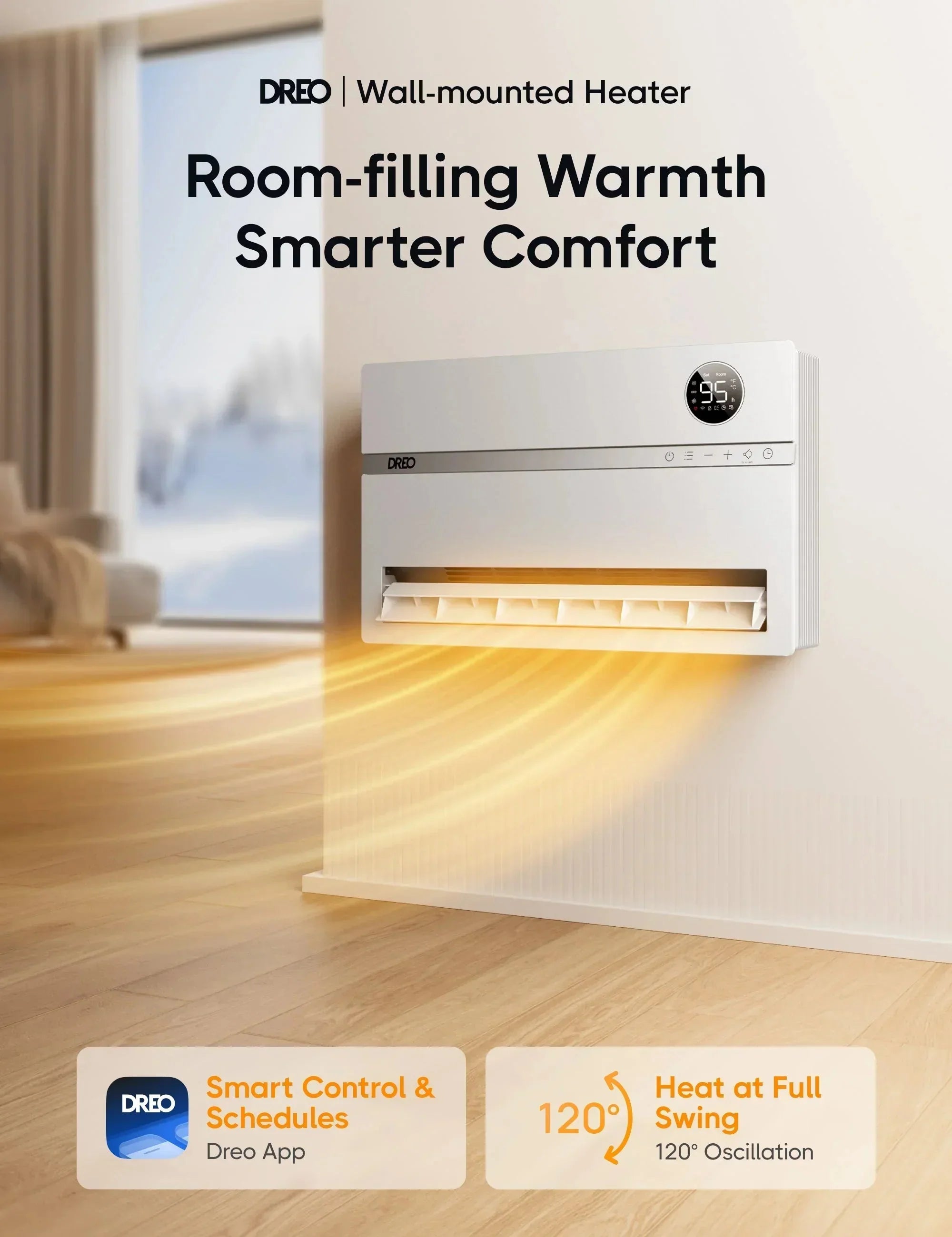 Smart Wall-Mounted Heater 719S