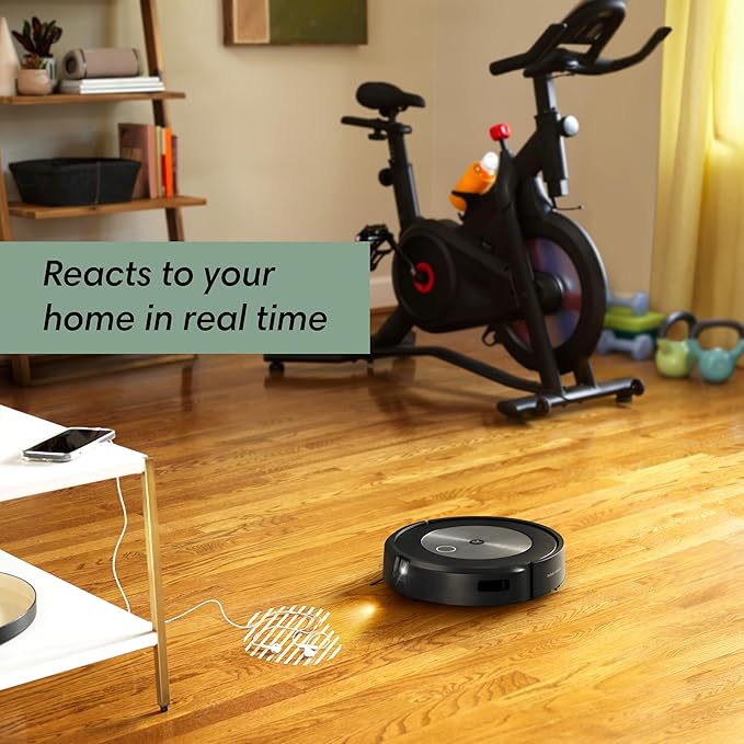 iRobot Roomba j7+ Self-Emptying Robot Vacuum – Avoids Obstacles & Pet Mess, 60-Day Auto Empty