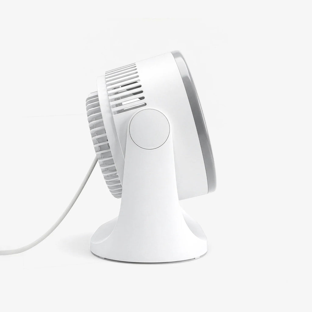 AirFlo™ Mini 11" Turbo Fan - Ultra-Quiet Air Circulator - White/Grey