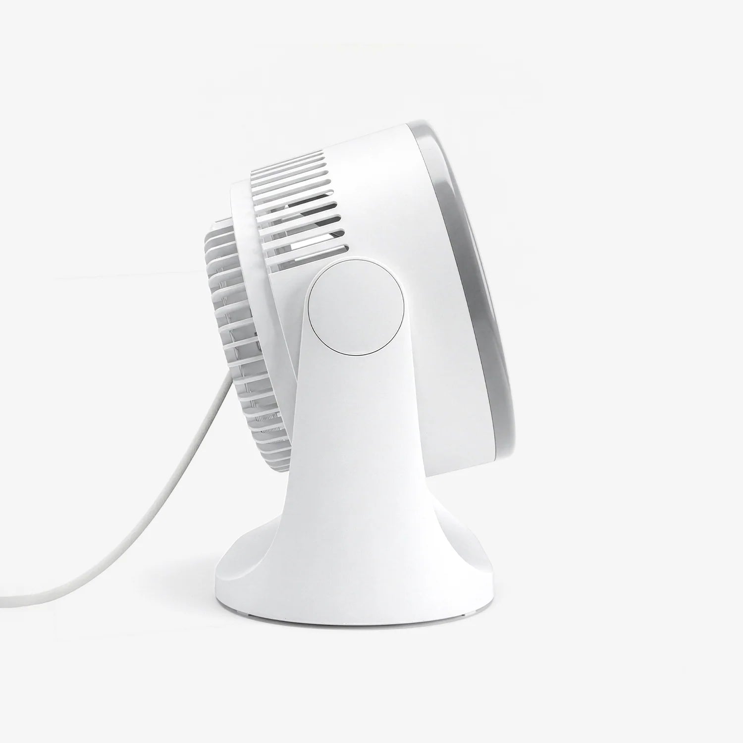 AirFlo™ Mini 11" Turbo Fan - Ultra-Quiet Air Circulator - White/Grey