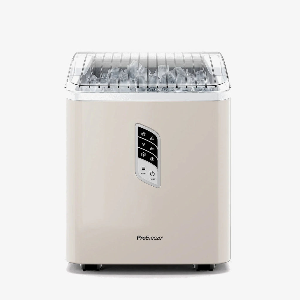 Countertop Ice Cube Maker - 2L Self-Cleaning Machine With 15kg Daily Output - Pebble