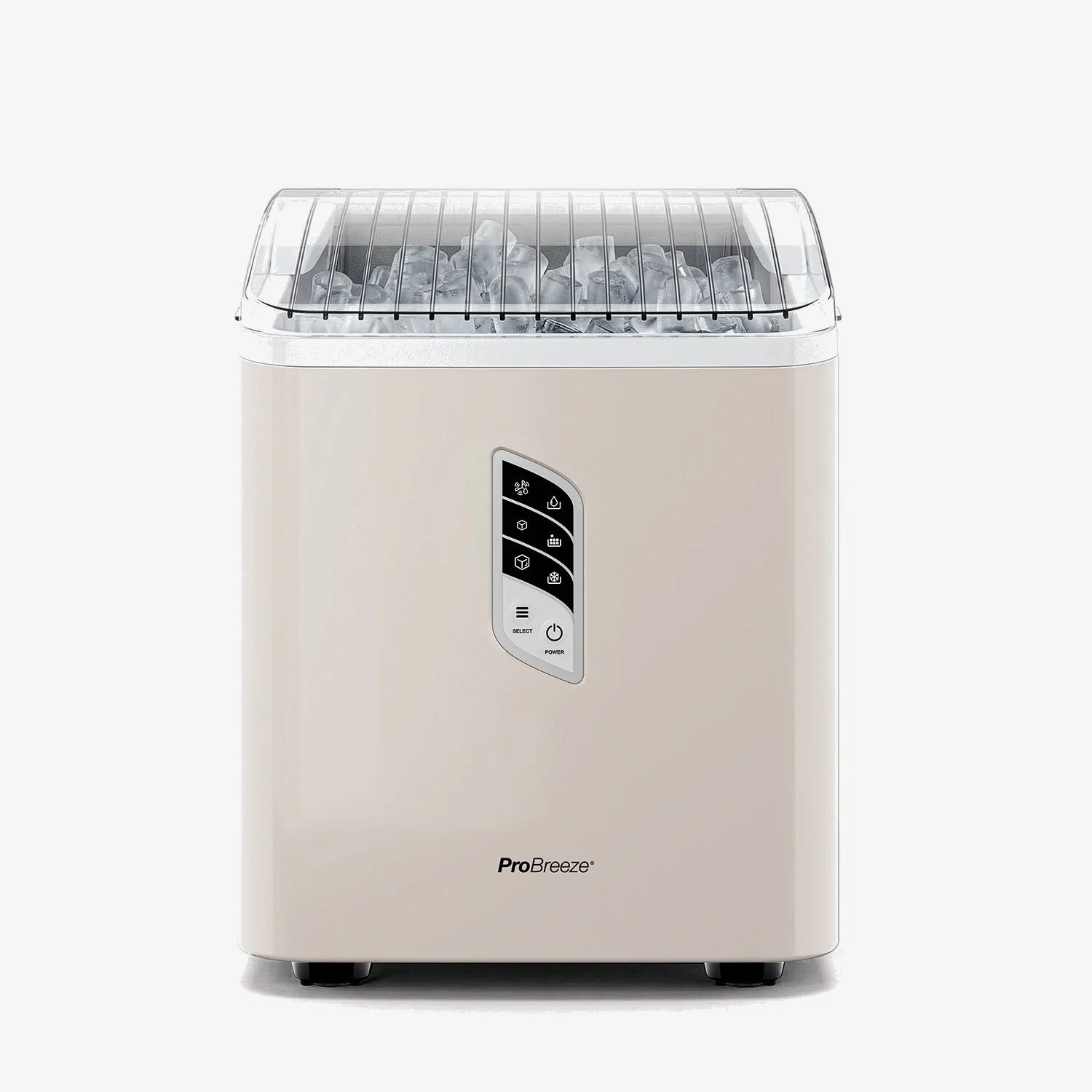 Countertop Ice Cube Maker - 2L Self-Cleaning Machine With 15kg Daily Output - Pebble