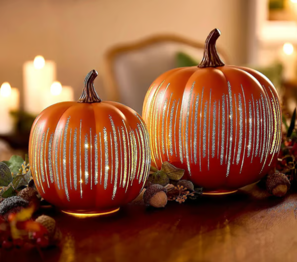 🔥2025 HOT SALE - 🎃✨ Illuminated Starry Night Pumpkins by Valerie✨