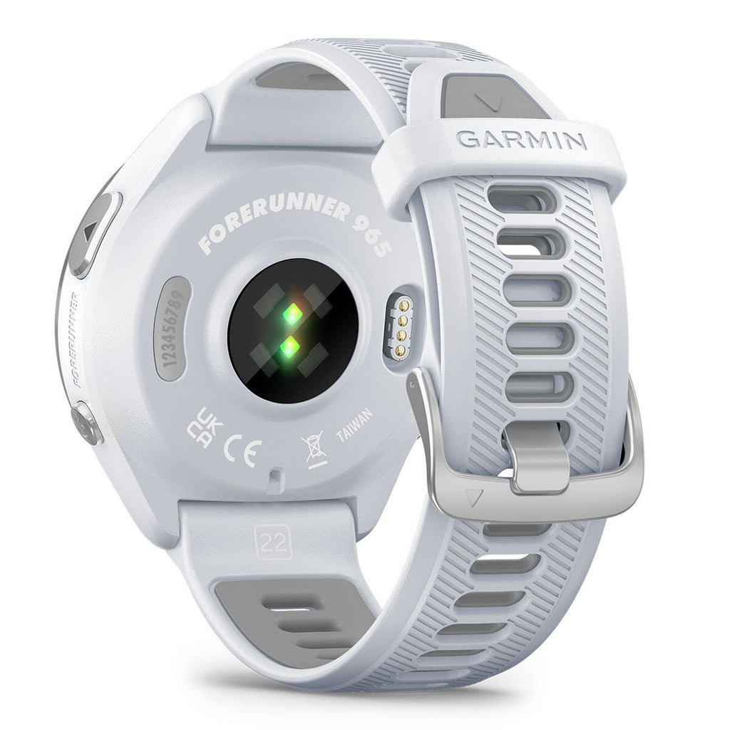 Garmin Forerunner® 965 Running Smartwatch, Colorful AMOLED Display, Training Metrics and Recovery Insights, Black and Powder Gray, 010-02809-00