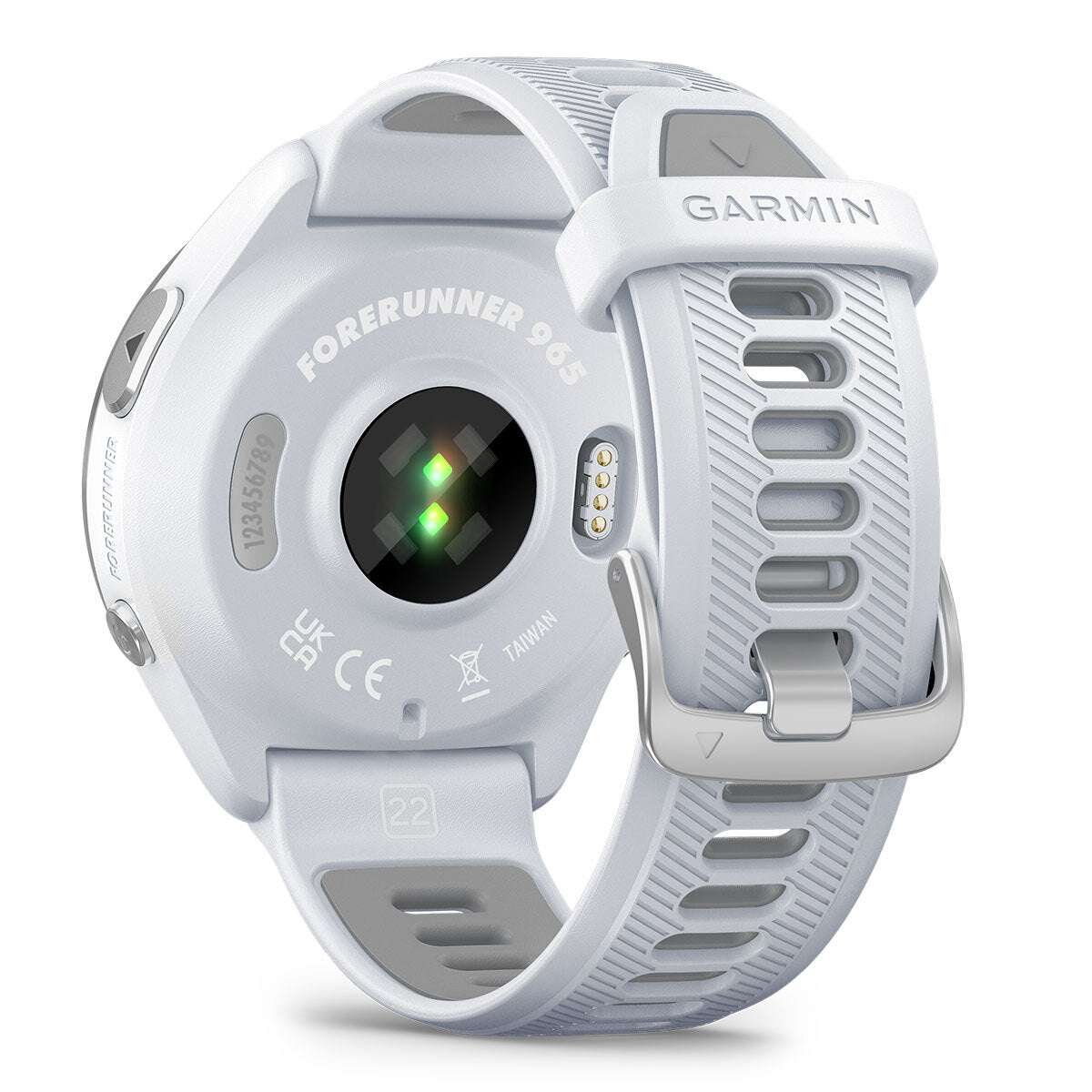 Garmin Forerunner® 965 Running Smartwatch, Colorful AMOLED Display, Training Metrics and Recovery Insights, Black and Powder Gray, 010-02809-00