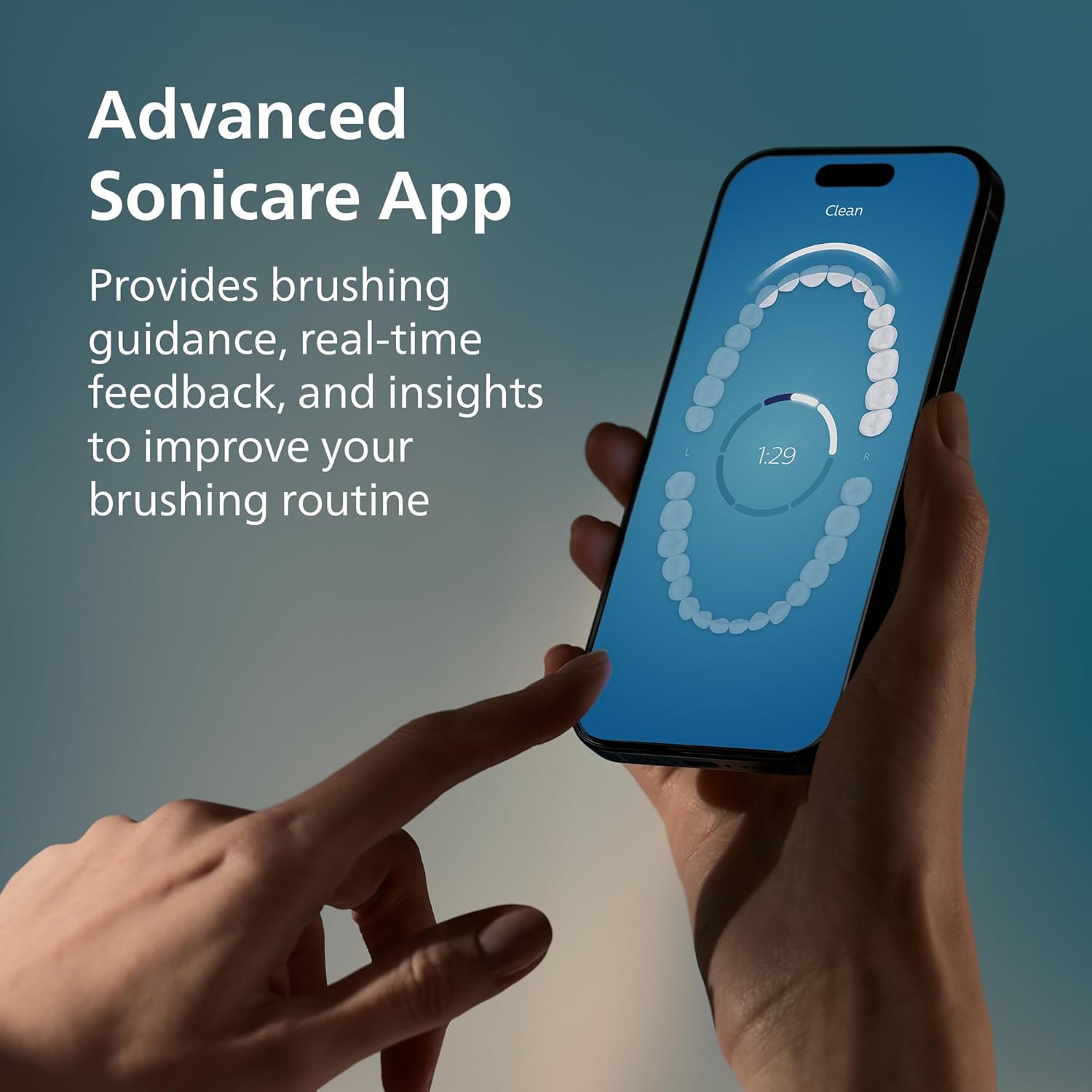 Philips Sonicare DiamondClean 9000 Electric Toothbrush – Smart Sonic Whitening, App Coaching, 4 Modes & 3 Intensities, Aquamarine