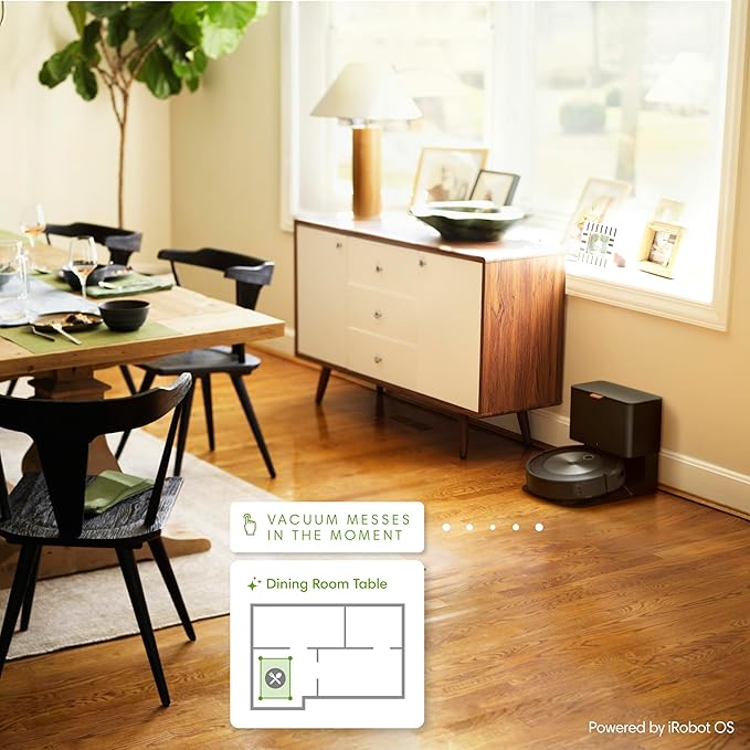 iRobot Roomba j7+ Self-Emptying Robot Vacuum – Avoids Obstacles & Pet Mess, 60-Day Auto Empty