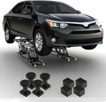 Portable Car Lift - 5000 lb/7000 lb Capacity, Adjustable Height, Heavy Duty Carbon Steel Truck Lift, 120V Power Supply (Black, 7000 lb)