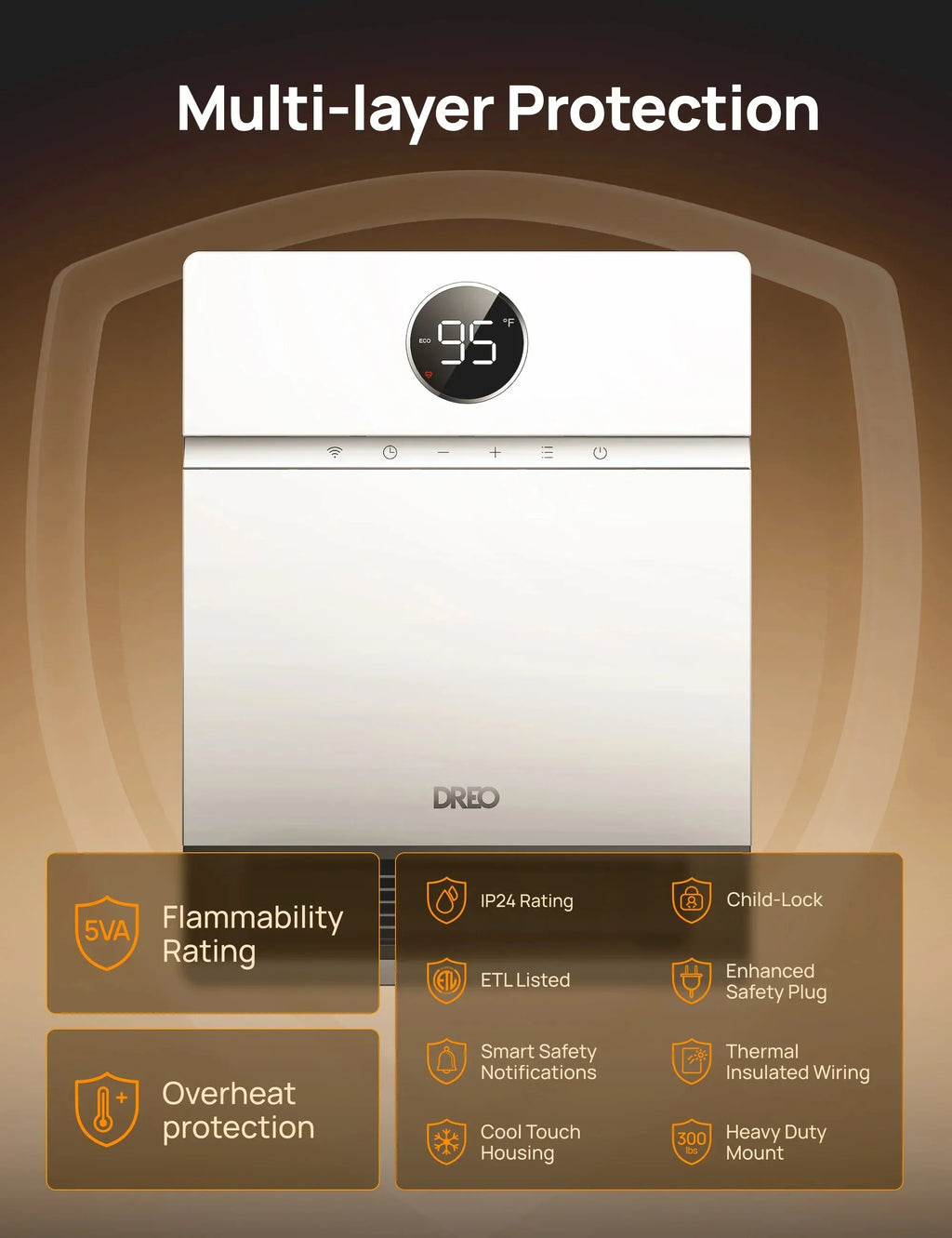 Smart Wall-mounted Heater 517S